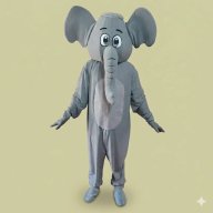 disfraz elefante - animales -botarga
